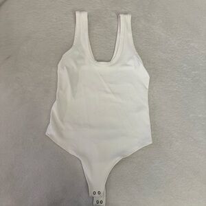 Abercrombie & Fitch White Ribbed Tank